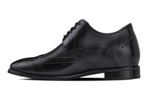 Load image into Gallery viewer, CALTO - Y10655 - 2.8 Inches Taller (Black) - Wingtip Oxford Dress Shoe
