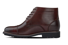 Load image into Gallery viewer, CALTO 3.2-Inch Taller Dark Brown Leather Boots Y41081
