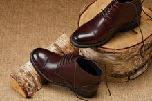 Load image into Gallery viewer, CALTO 3.2-Inch Taller Dark Brown Leather Boots Y41081
