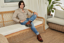 Load image into Gallery viewer, CALTO - Y42072 - 2.8 Inches Taller (Brown) - Dressy Casual Boots

