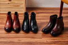 Load image into Gallery viewer, CALTO - Y70622 - 2.8 Inches Taller (Coffee Brown) - Lightweight Zipper Boots
