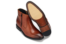 Load image into Gallery viewer, CALTO - Y70623 - 2.8 Inches Taller (Rust Brown) - Lightweight Zipper Boots
