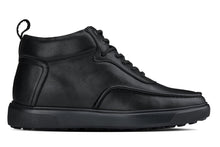 Load image into Gallery viewer, CALTO - Y7112 - 2.8 Inches Taller (Black) - Nappa Leather Moc-Toe Sneak-Boots

