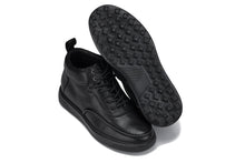 Load image into Gallery viewer, CALTO - Y7112 - 2.8 Inches Taller (Black) - Nappa Leather Moc-Toe Sneak-Boots
