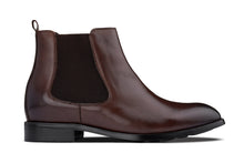 Load image into Gallery viewer, CALTO - Y72231 - 2.8 Inches Taller (Coffee Brown) - Chelsea Boots

