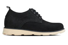Load image into Gallery viewer, CALTO - Y7261 - 2.8 Inches Taller (Black) - Nubuck Upper Wedge Sole Work Boots
