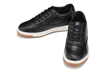 Load image into Gallery viewer, CALTO - Y7885 - 2.6 Inches Taller (Black/White &amp; Gum Sole) - Elevated Leather Sneakers
