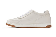 Load image into Gallery viewer, CALTO - Y7886 - 2.6 Inches Taller (Off-White/White &amp; Gum Sole) - Elevated Leather Sneakers
