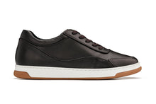 Load image into Gallery viewer, CALTO - Y7887 - 2.6 Inches Taller (Deep Espresso/White &amp; Gum Sole) - Elevated Leather Sneakers
