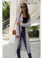 Load image into Gallery viewer, Knitted Long Sleeve Cardigan Sweater
