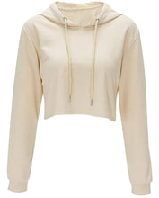Load image into Gallery viewer, Crop Top Sweatshirt Long Sleeve Hoodie Pullover
