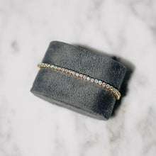 Load image into Gallery viewer, 18K Gold Plated Zircon Tennis Bracelet
