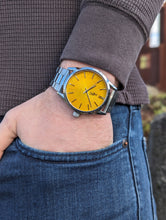 Load image into Gallery viewer, Yellow Sunburst Watch
