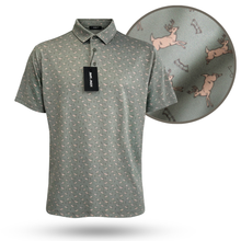 Load image into Gallery viewer, "Bows &amp; Bucks" Golf Polo

