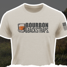 Load image into Gallery viewer, "Bourbon &amp; Backstraps" Tee - Sand
