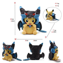 Load image into Gallery viewer, 24 Pcs Pokemon Pikachu Cosplay Toys Charizard Snorlax Garchomp Tyranitar Hydreigon Anime Stuffed Plush Cartoon Peluche Dolls - # BOT&amp;G512610001
