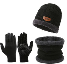 Load image into Gallery viewer, Winter Scarf Gloves Three-piece Set - # BOAA23510001
