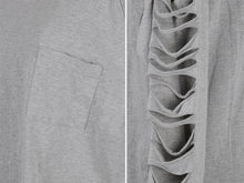 Load image into Gallery viewer, Ripped Long-Sleeve Pullover Top
