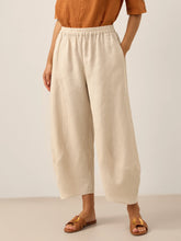 Load image into Gallery viewer, 100% Linen Classic Ankle Pants ZOE
