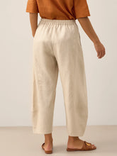 Load image into Gallery viewer, 100% Linen Classic Ankle Pants ZOE
