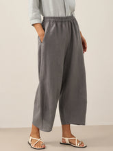 Load image into Gallery viewer, 100% Linen Classic Ankle Pants ZOE
