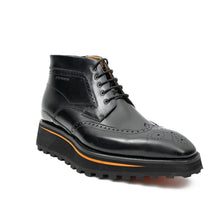 Load image into Gallery viewer, Zipper Brogue Martin Boots 2890 Black
