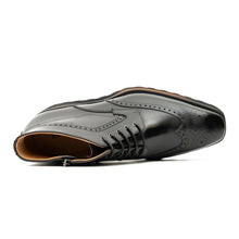 Load image into Gallery viewer, Zipper Brogue Martin Boots 2890 Black
