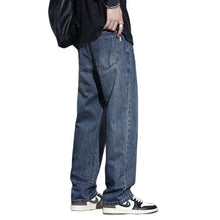 Load image into Gallery viewer, Fleece Lined American Style Retro Mens Straight Leg High Street Pants
