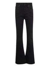 Load image into Gallery viewer, Balenciaga Women Black Denim Bootcut Slim Fit Jeans
