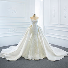 Load image into Gallery viewer, The Wedding Dress Wears Two Fishtail Tail Tube Tops, The Temperament Is Thin And Dreamy
