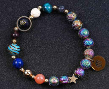 Load image into Gallery viewer, Blue San Volcanic Rock Constellation Bracelets – Colorful Twelve Constellations
