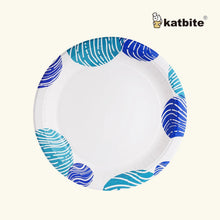 Load image into Gallery viewer, Round 9-Inch Biodegradable Compostable Paper Plates – 50 Count
