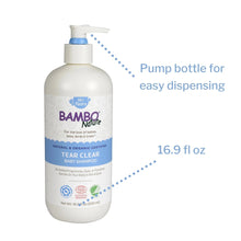 Load image into Gallery viewer, Bambo Nature Tear Clear Baby Shampoo — 16.9 fl oz Pump Bottle

