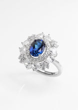 Load image into Gallery viewer, Exquisite Sapphire Ring - Ocean'S Petals
