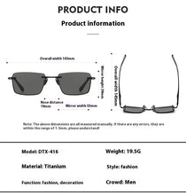 Load image into Gallery viewer, Pure Titanium Polarized Sunglasses – Retro British Style
