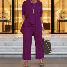 Load image into Gallery viewer, Women's 3-Piece Longline Duster Cardigan
