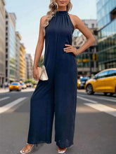 Load image into Gallery viewer, Perfee Tied Grecian : Wide Leg Jumpsuit
