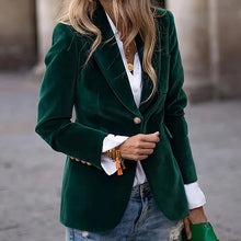 Load image into Gallery viewer, Women’s Slim-Fit Notch-Lapel Blazer
