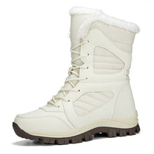 Load image into Gallery viewer, Women’s Winter Snow Boots – Fleece Lined Waterproof Cotton Boots
