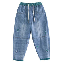 Load image into Gallery viewer, Women's Summer Fashion Ripped Ninth Jeans
