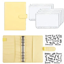 Load image into Gallery viewer, A6 Deluxe Leather Finance Organizer
