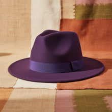 Load image into Gallery viewer, Wide Brim Bell Crown Wool Hat – Unisex Sun &amp; Warmth Hat
