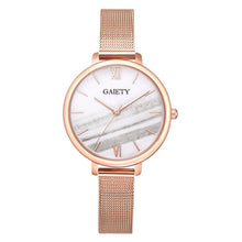 Load image into Gallery viewer, Luxury Set Watch Women Rose Gold Water Drill Bracelet Watch Jewelry Ladies Female Hour Casual Quartz Wristwatches For Women and Girls
