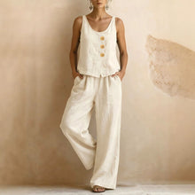 Load image into Gallery viewer, Women's Sleeveless Tank Top &amp; Pants Two-Piece Set
