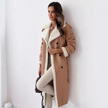 Load image into Gallery viewer, Women’s Belted Double-Breasted Winter Trench Coat
