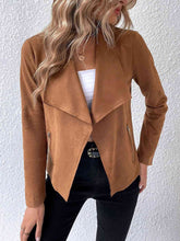 Load image into Gallery viewer, Classic Minimalist Collared Long Sleeve Jacket for Women – Minimalist &amp; Lightweight Everyday Outerwear
