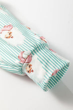 Load image into Gallery viewer, Christmas Santa Claus Stripe Top and Pants Lounge
