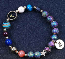 Load image into Gallery viewer, Blue San Volcanic Rock Constellation Bracelets – Colorful Twelve Constellations
