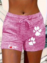 Load image into Gallery viewer, Women's Printed Elastic Waist Cropped Shorts With Pockets
