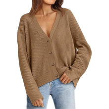 Load image into Gallery viewer, Women’s Lightweight Button Cardigan

